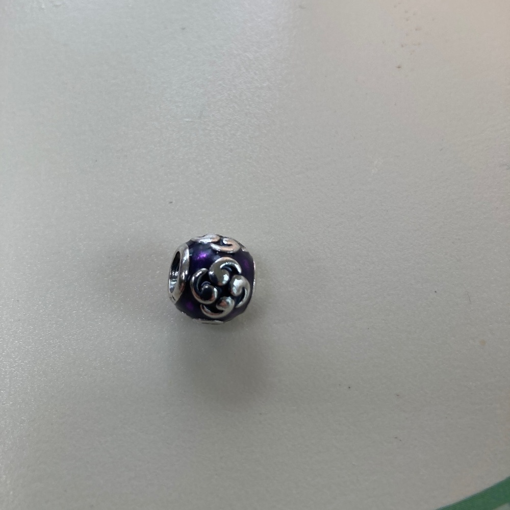 Pandora purple bead